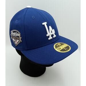 Los Angeles Dodgers 2025 World Series Champs Cap 59Fifty Low Profile Size 7 1/4